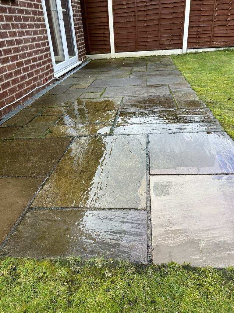 Outdoor pressure washing in Manchester